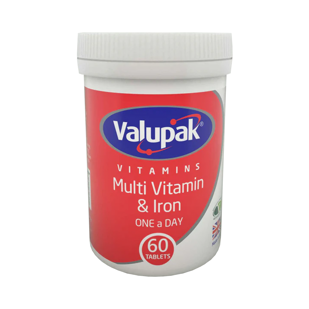 Valupak Multivitamin & Iron Tablet 60