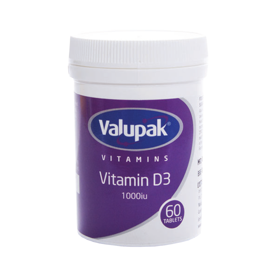 Valupak Vitamin D3 1000iu Tablet 60