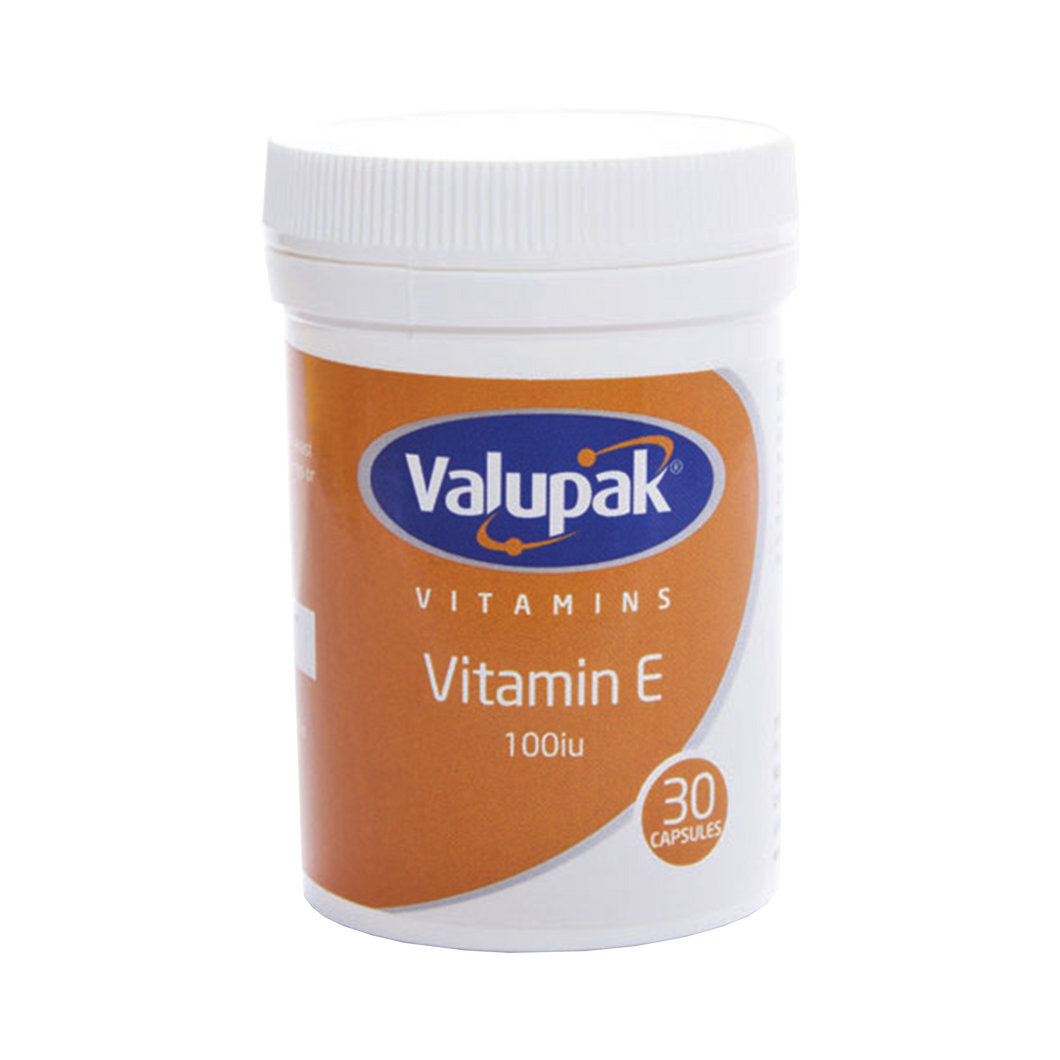 Valupak Vitamin E 100iu Capsule 30