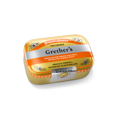 Grether's Ginger Lemon Pastilles Sugar-free 110g