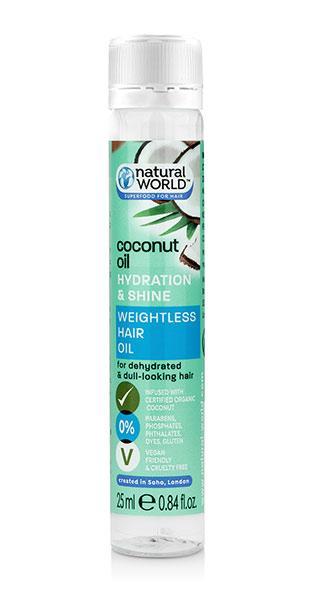Natural World Coconut Water Hair Oil 25ml