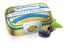 Load image into Gallery viewer, Grether&#39;s Pastilles Blackcurrant Pastilles Sugar-free 110g
