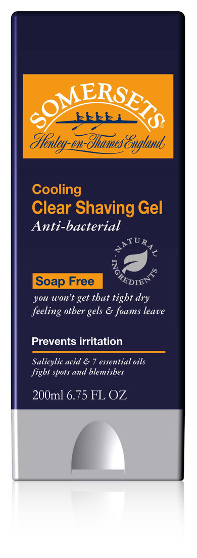 Somersets Anti-bacterial Clear Shaving Gel 200ml