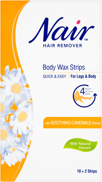 Nair Body Wax Strips (12)
