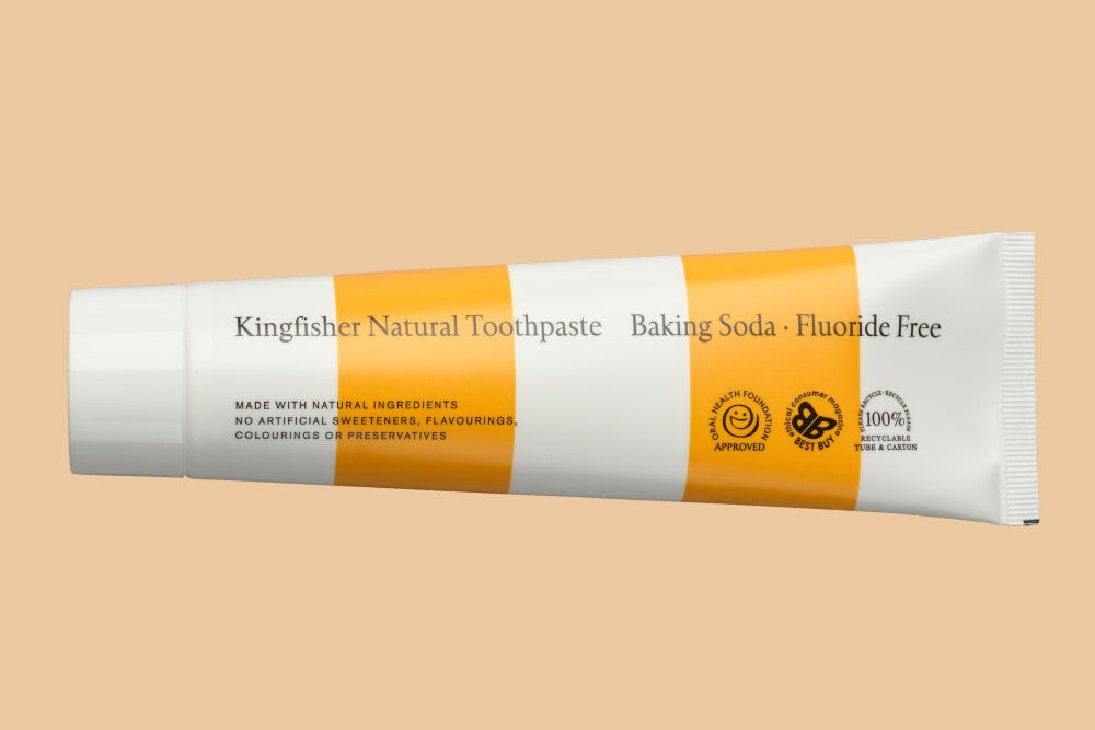 Kingfisher Toothpaste 100ml - Baking Soda Fluoride Free