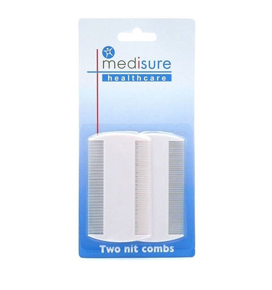 Sure H&B - NIT COMB WHITE - 2 PACK