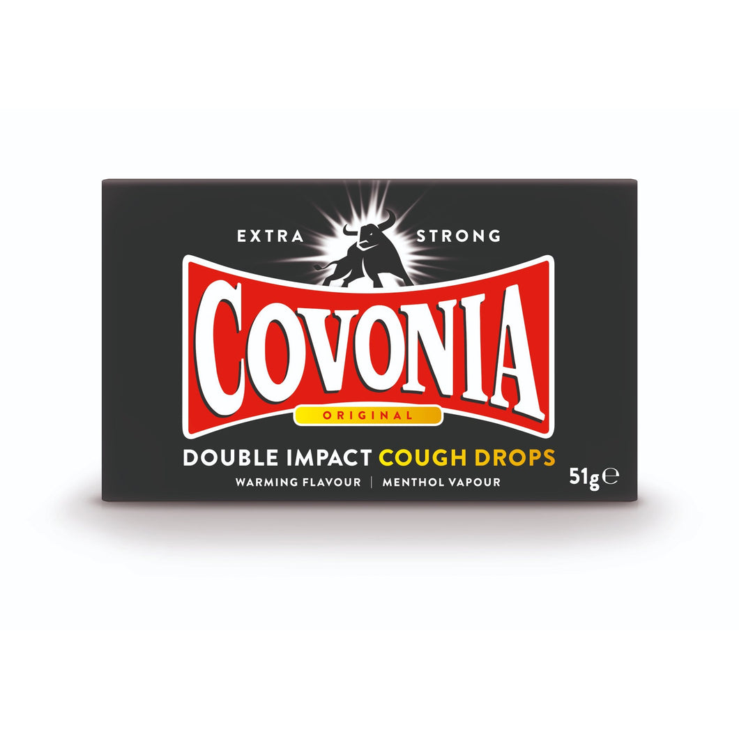 Covonia Double Impact Cough Drops - Original 30g