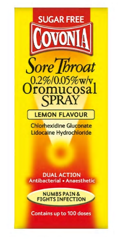 Covonia Throat Spray - Lemon - 30 ml