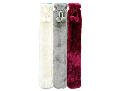 Sure Health & Beauty - Long Hot Water Bottle with Fur Cover - 76cm