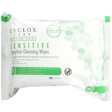 Cyclax Nature Pure Sensitive Wipes (25s)