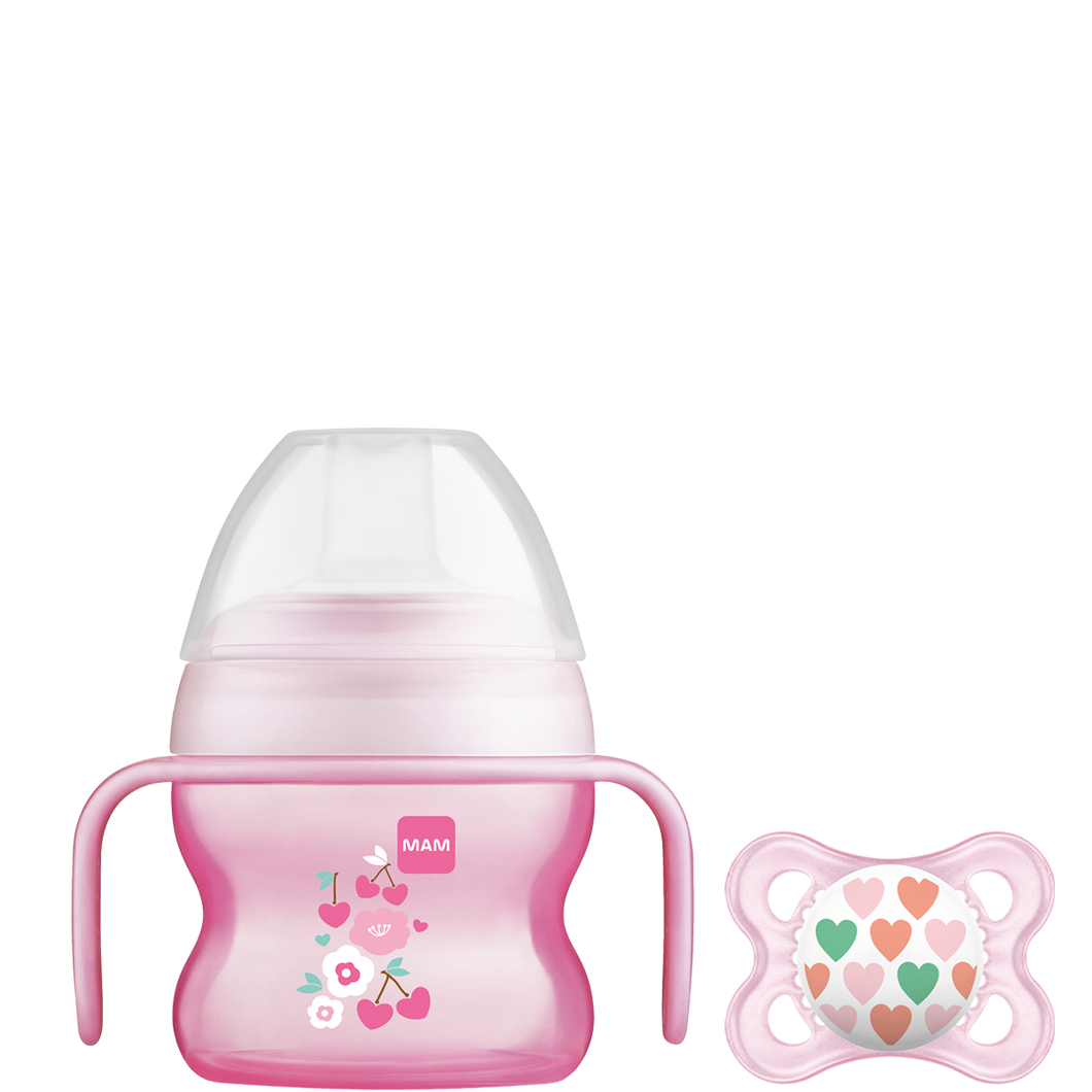 MAM - Starter Cup 150ml with 0+ Soother - Girl