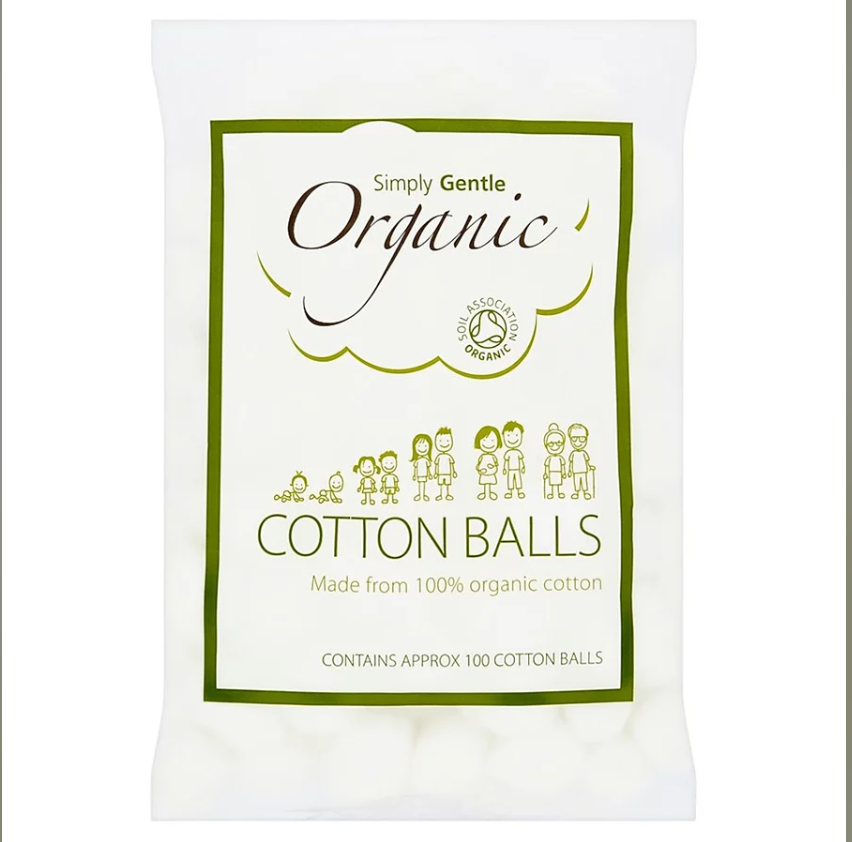 Simply Gentle Organic Cotton Balls 100's
