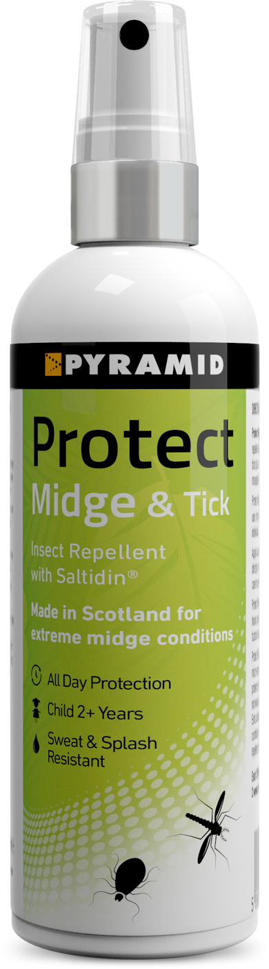 Pyramid Protect Midge & Tick Insect Repellent 100ml