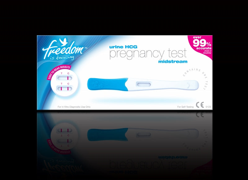 Freedom Pregnancy Test Mid Stream Single