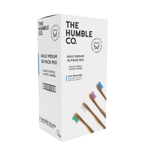 Load image into Gallery viewer, The Humble Co Adult Soft / Medium Toothbrush - Mixed Colours
