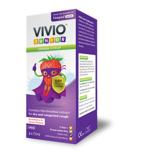 Vivio Junior - Cough Syrup - Preservative free 140ml
