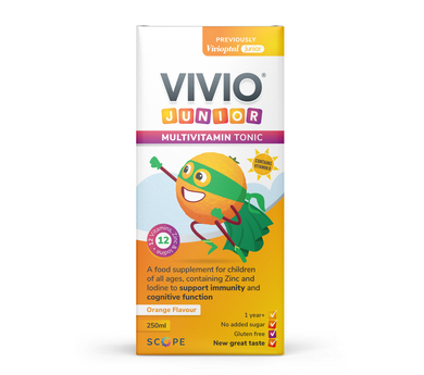 Vivio Junior - Multivitamin Tonic - Gluten & sugar free 250ml