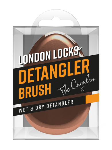 London Locks Camden Detangle Brush - Metallic Rose Gold