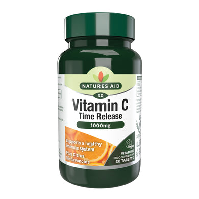 Natures Aid Vitamin C 1000mg Time Release (with Citrus Bioflavonoids) 30tabs