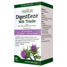 Load image into Gallery viewer, Natures Aid - DigestEeze - Milk Thistle 150mg 60Tabs
