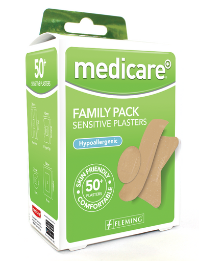 Medicare Family Pack Sensitive Plasters 50s